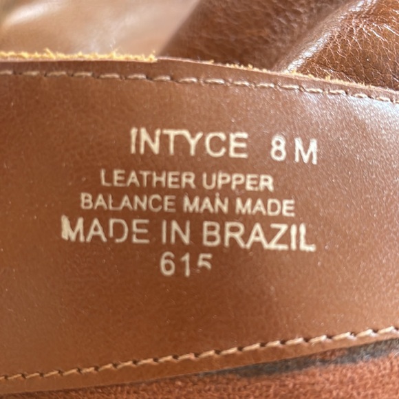 Steve Madden Intyce Cognac Leather Boots - Picture 3 of 3